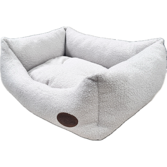 Snug & Cosy Teddy Boucle Plush Dog Bed