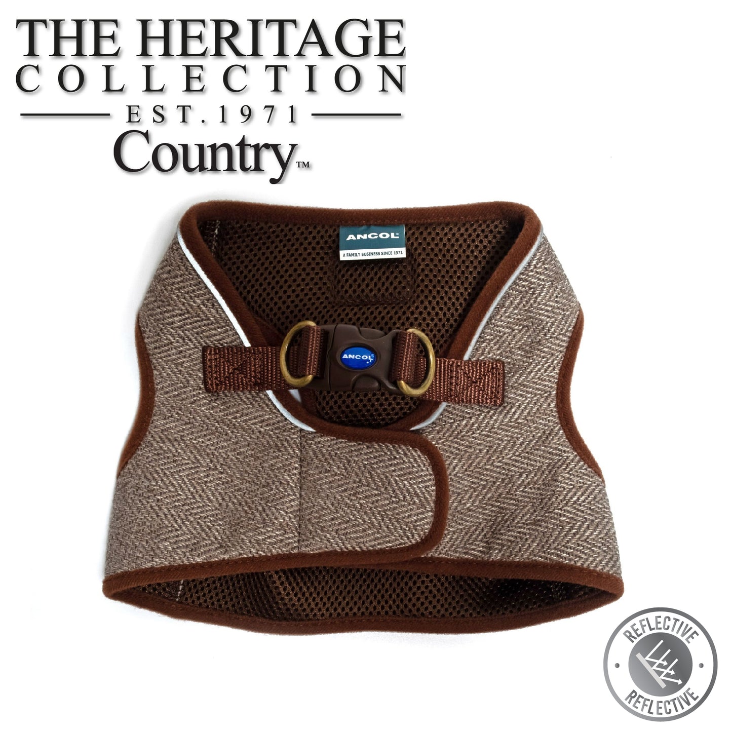 Heritage Country Herringbone Step In Harness Size XS (30-36cm)