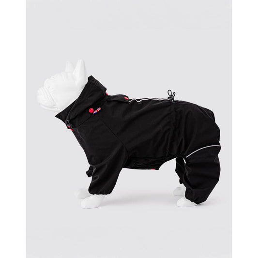 H&H Reflective Hooded Overall Black M40