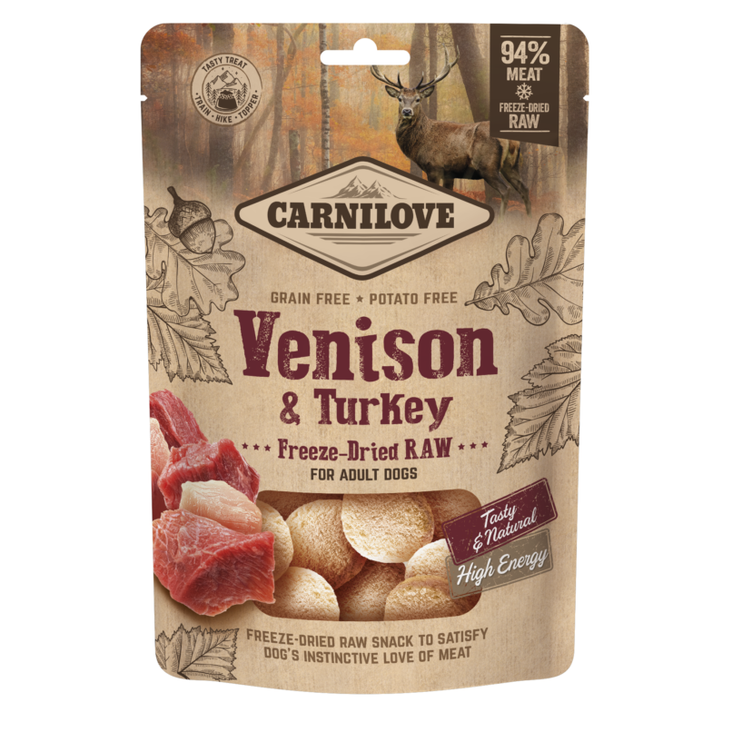 NEW Carnilove Venison & Turkey Freeze-Dried Raw