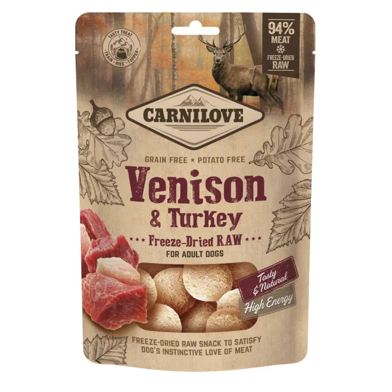 NEW Carnilove Venison & Turkey Freeze-Dried Raw Bern Pet Foods