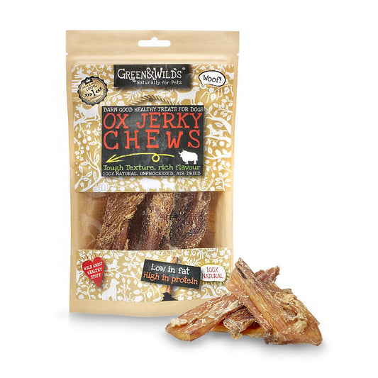 Green & Wild's Ox Jerky Chews 150g
