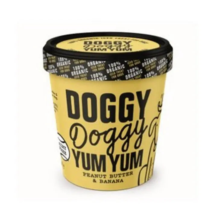Doggy Doggy Yum Yum - Organic, Vegan Iced Treat for Dogs Peanut Butter & Banana Pedigree