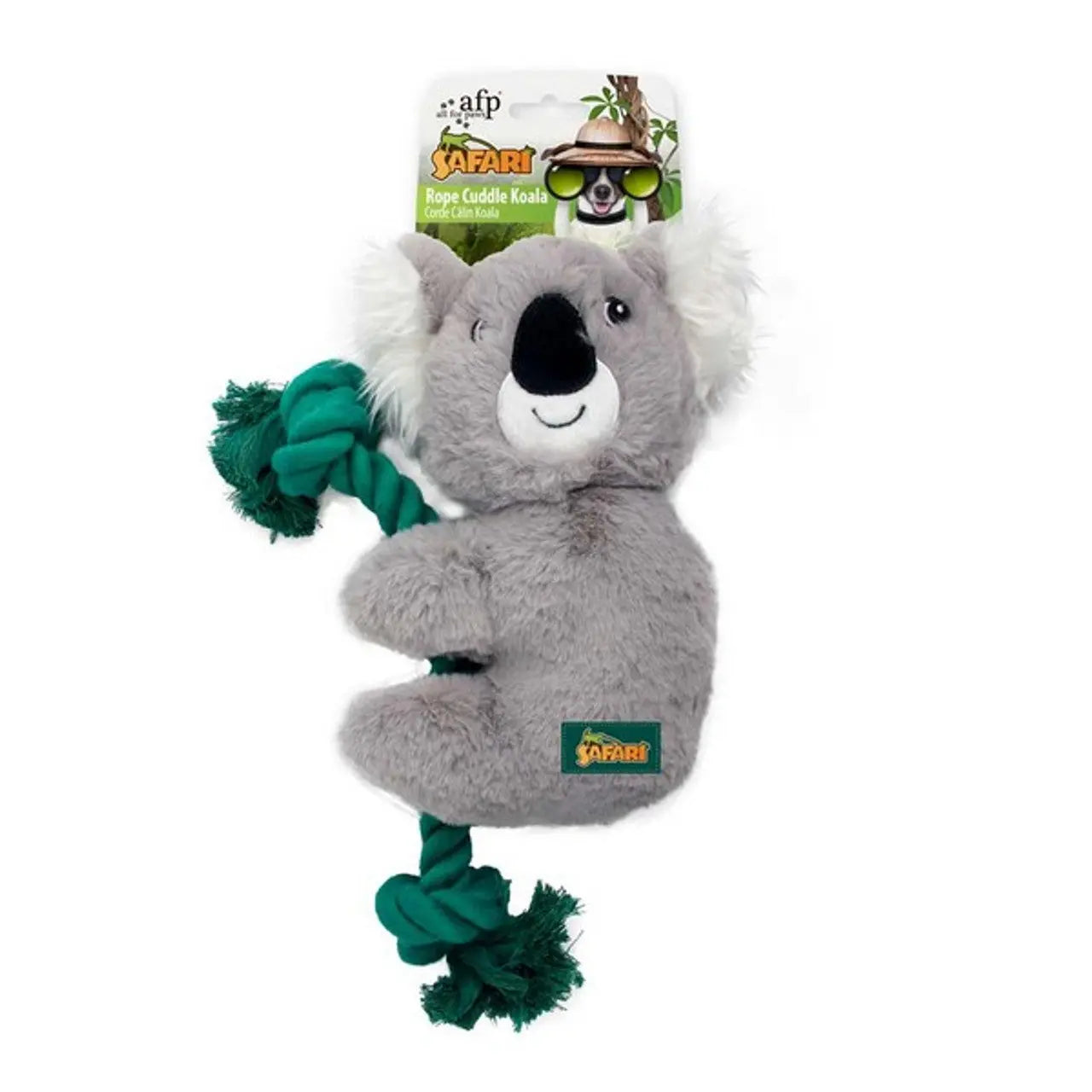 All For Paws Safari Rope Cuddle Koala Dog Toy All For Paws
