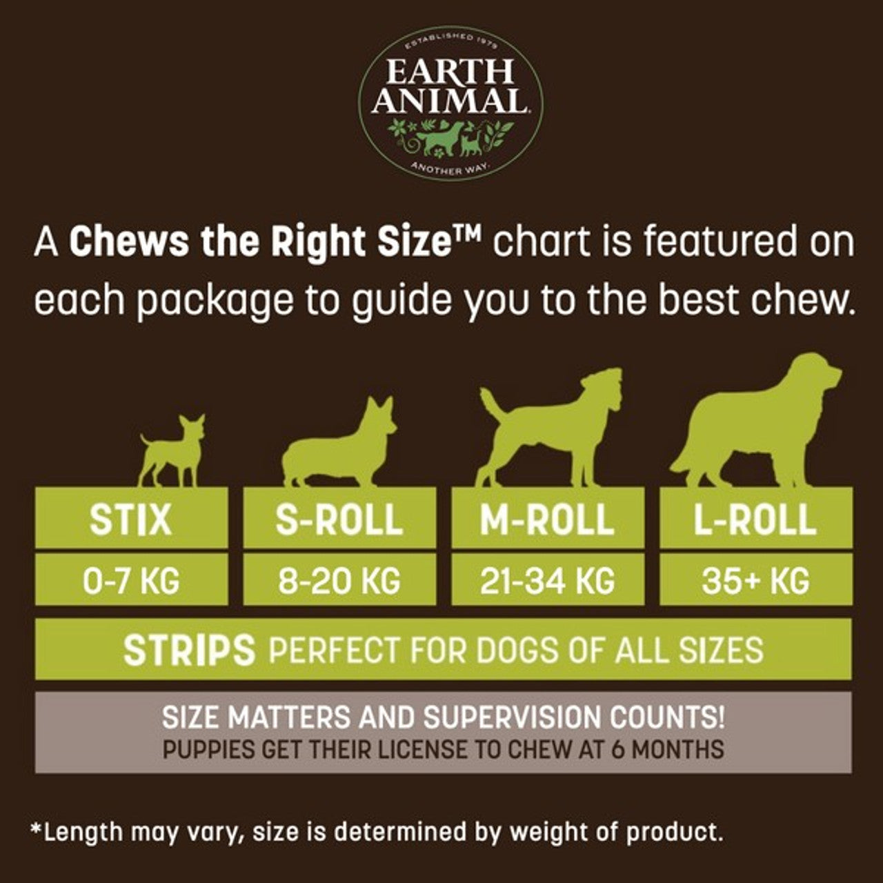 Earth Animal No Hide Chicken Small Dog Chew 34g