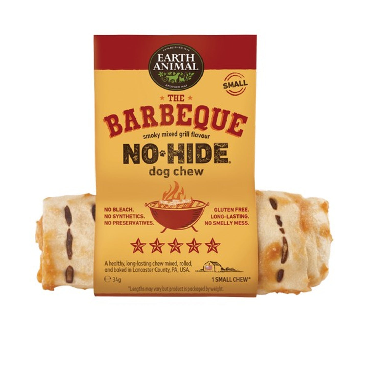 Earth Animal No Hide Chicken Small Dog Chew 34g