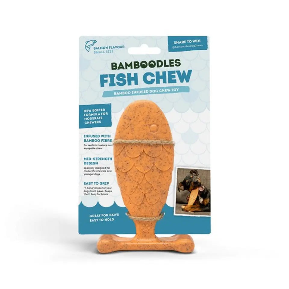 Bamboodles Fish Puppy and Moderate Chewers Small Bamboodles