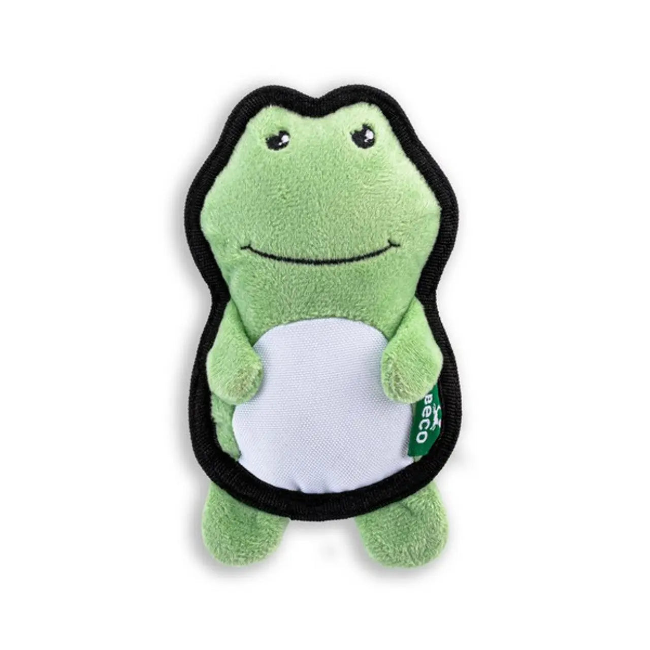 Beco Recycled Rough And Tough Frog Small Dog Toy Beco
