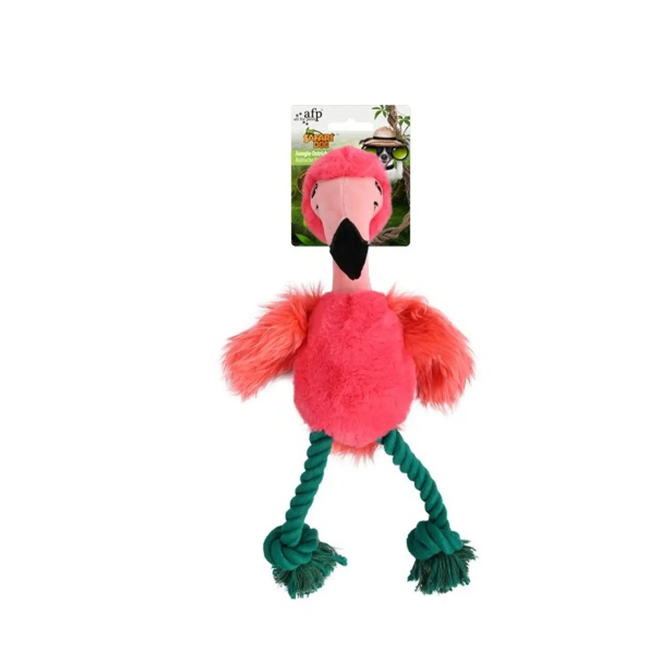All for paws safari jungle flamingo Dog Toy All For Paws