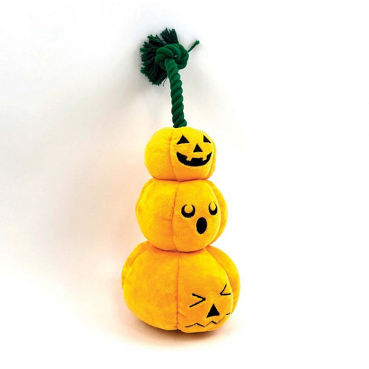 Happy Pet Halloween Pumpkin Stack Dog Toy