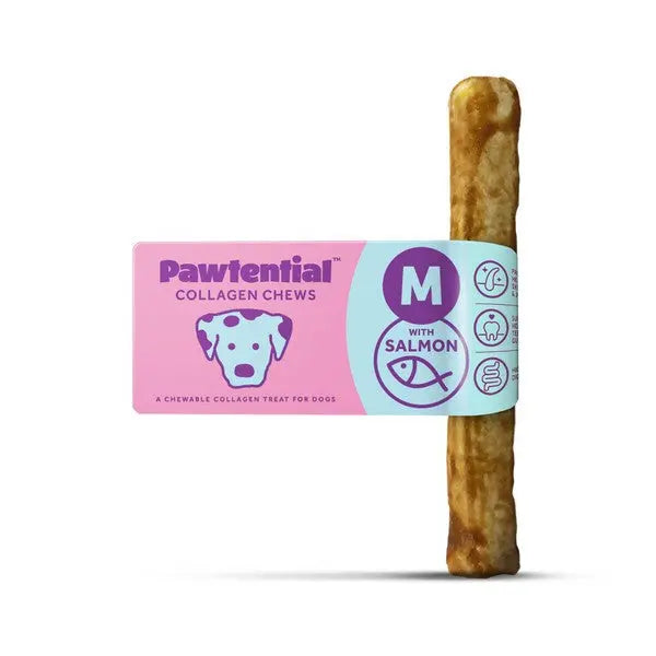 Pawtential Collagen Chew Salmon Flavour Medium 70g Pawtential
