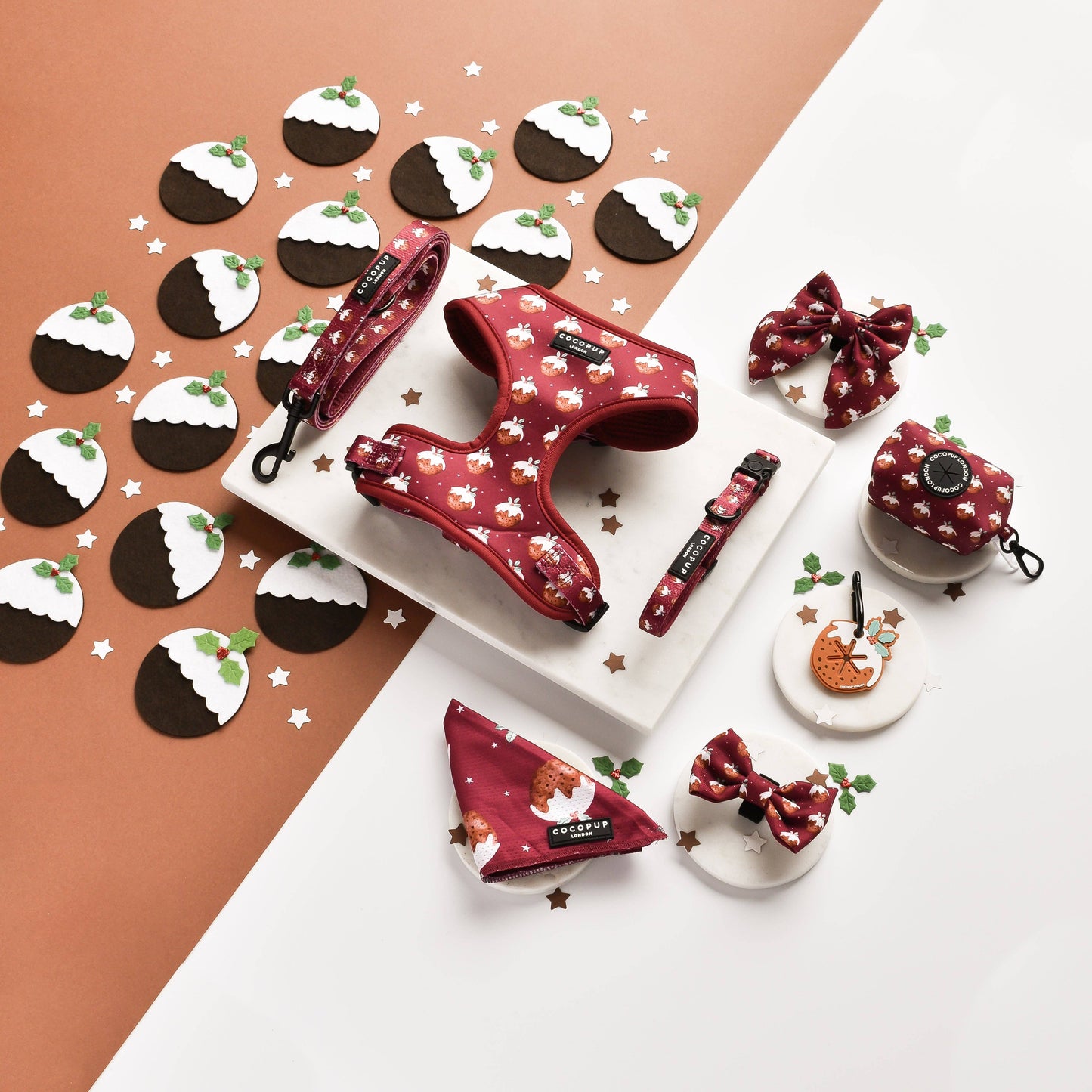 Cocopup London - Woofmas Pudding Bandana