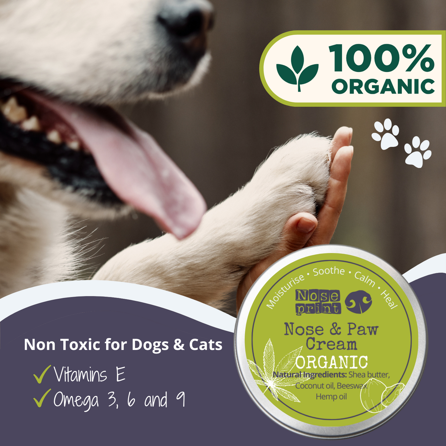 Nose Print Organic Nose & Paw Cream 30ml