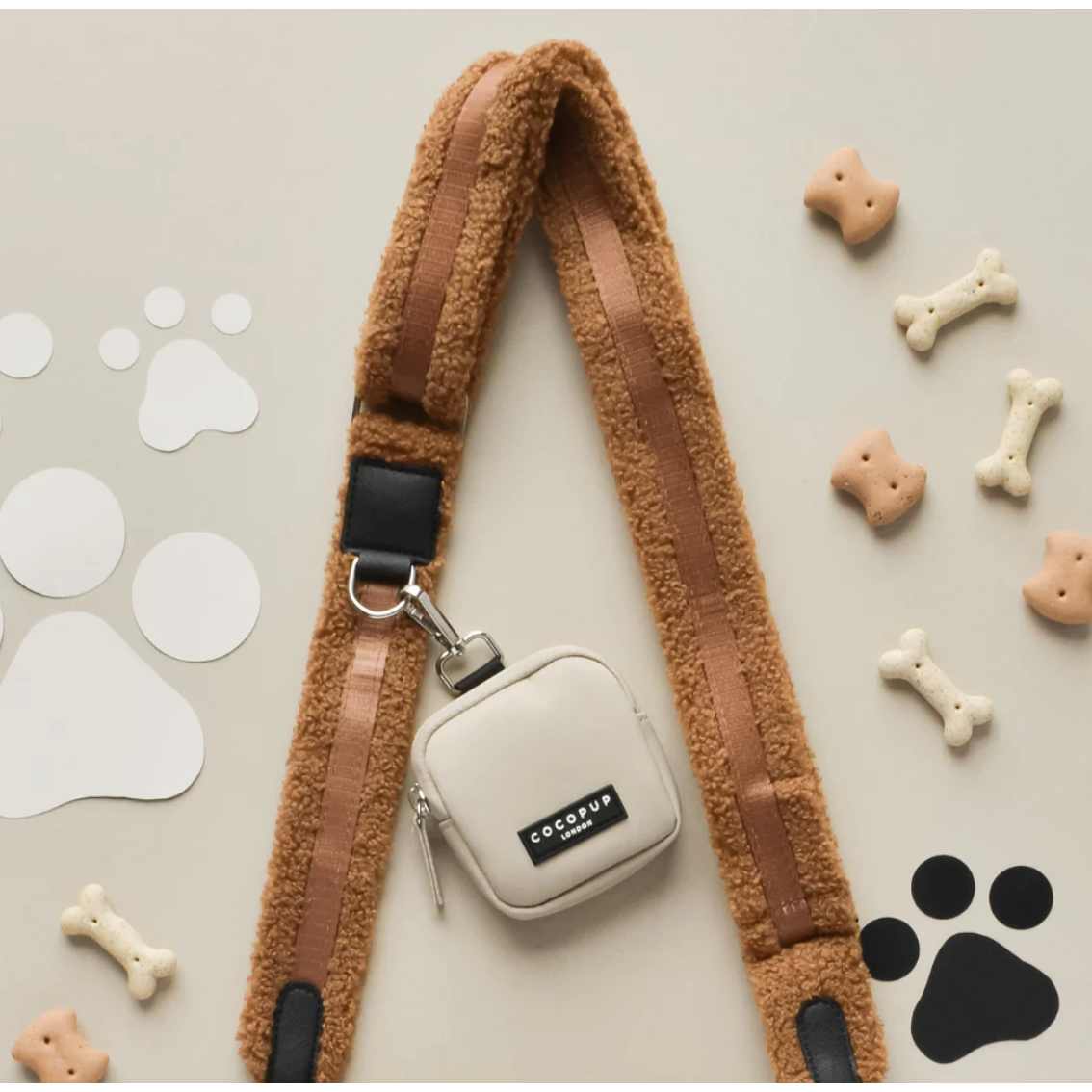 CocoPup London Teddy Bag Strap - Paddington