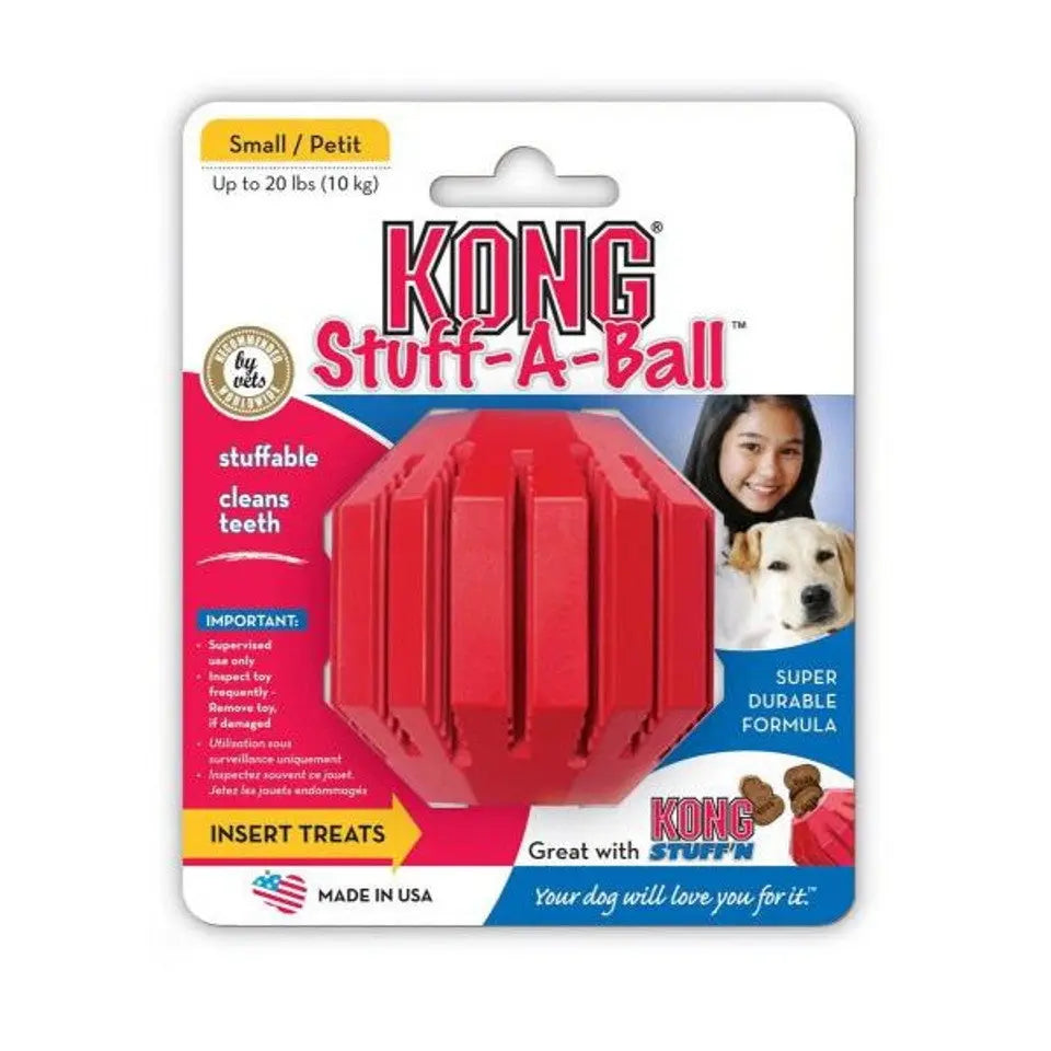 Kong Stuff-A-Ball Small Red Dog Toy KONG