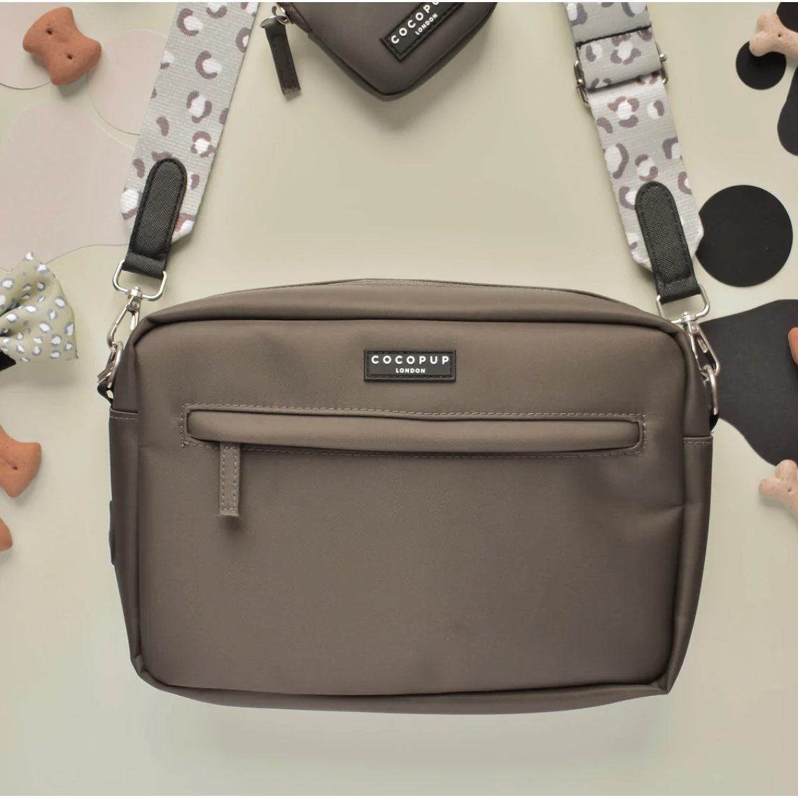 CocoPup London Large Dog Walking Bag - Mocha