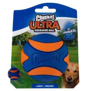 Chuckit! Ultra Squeaker Dog Ball 1 Pack Large 7.3cm Chuckit!