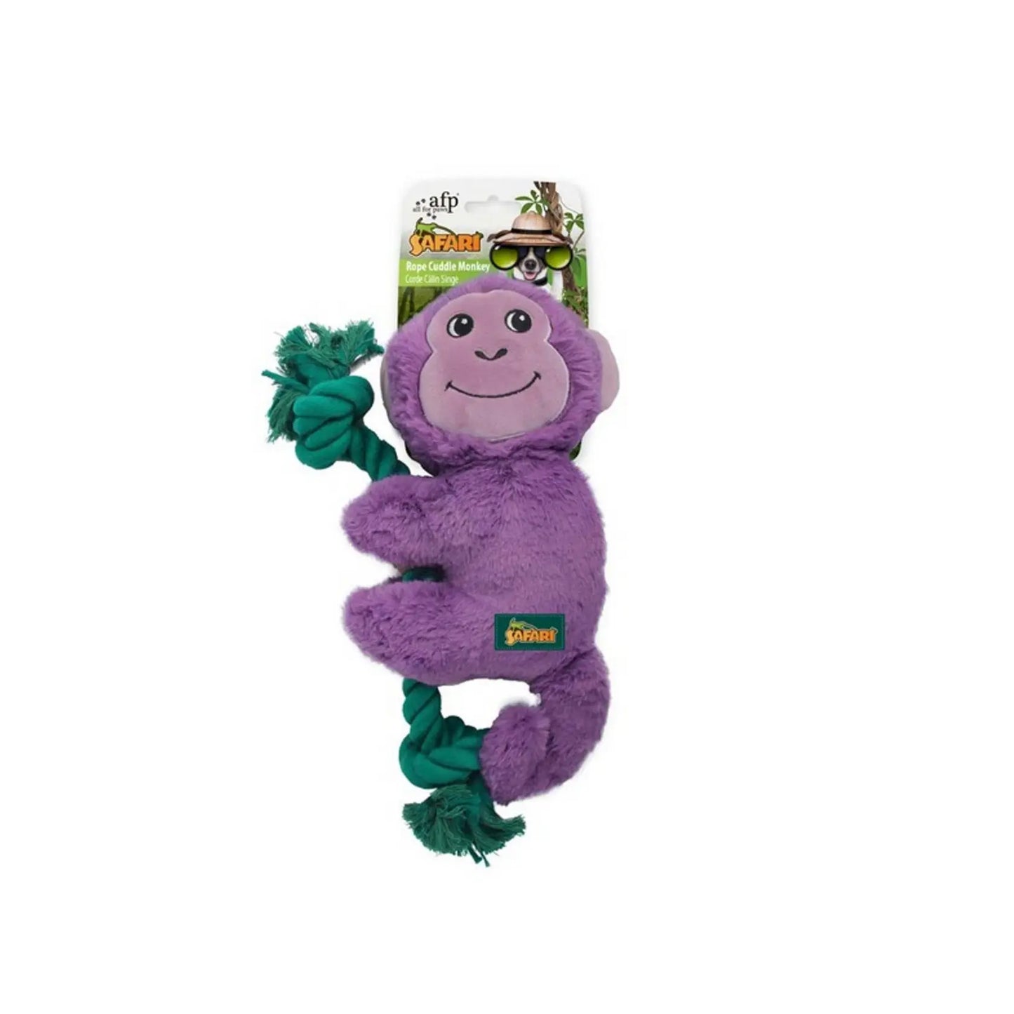 All For Paws Safari Cuddle Monkey Dog Toy All For Paws