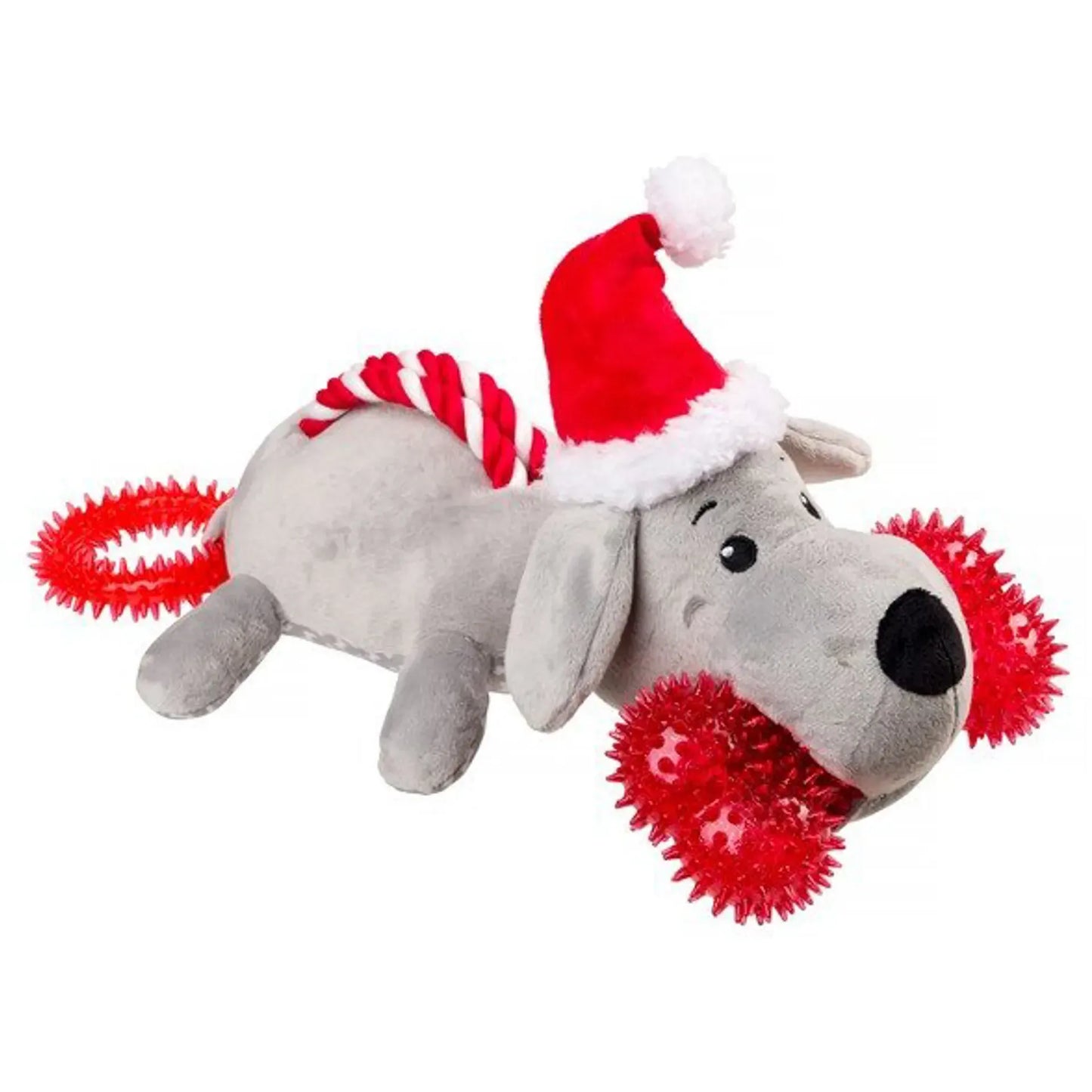House Of Paws Santa Paws - Multi Texture Dog Chew Toy