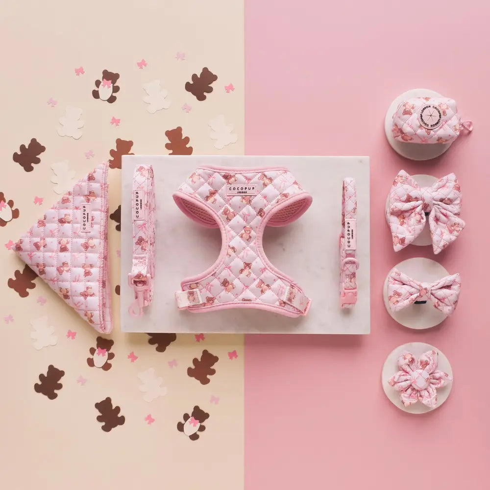 Cocopup London - Quilted Thea Teddy Collar Flower Cocopup London