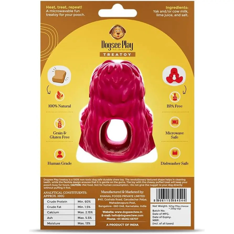 Dogsee Play Treatoy Pink Origin Pets Longton