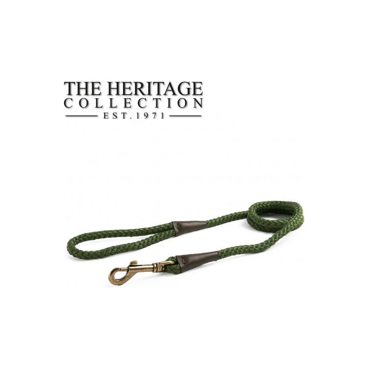 Ancol Heritage Rope Snap Lead Max 30kg 107 x 1.0cm