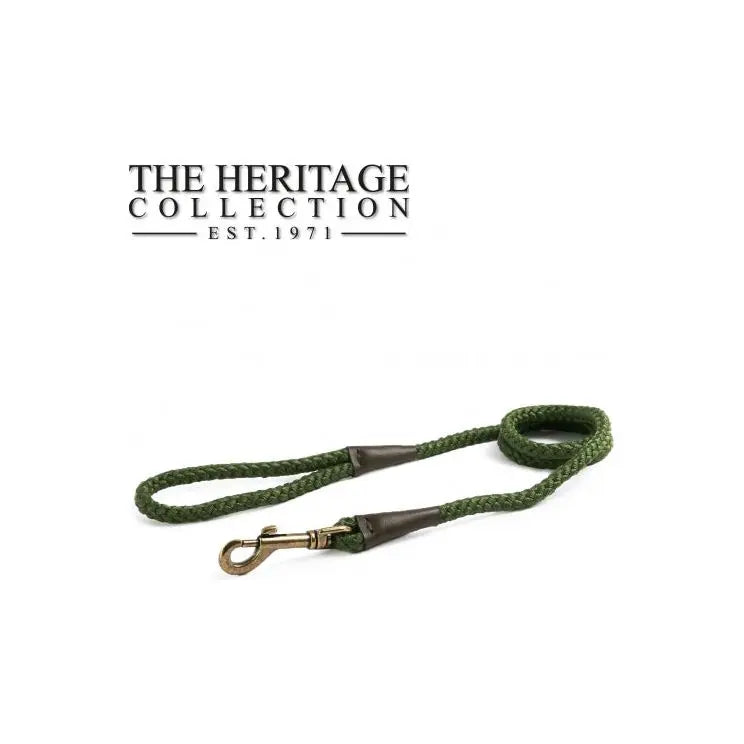 Ancol Heritage Rope Snap Lead Max 30kg 107 x 1.0cm Ancol