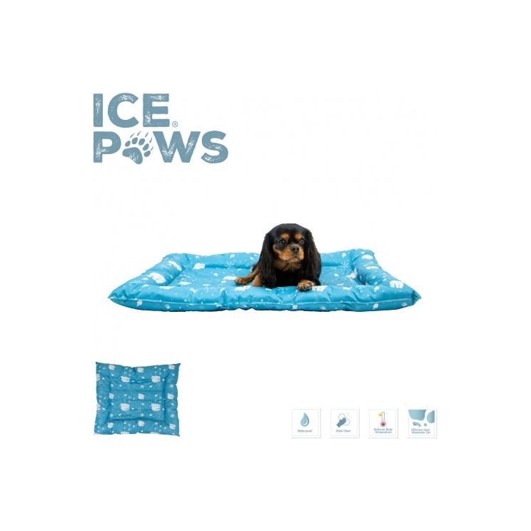 Ancol Ice Paws Cooling Dog Bed for Comfortable Pet Relaxation and Temperature Control