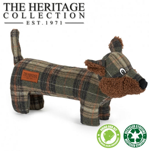 Ancol Heritage Tweed Fox Dog Toy