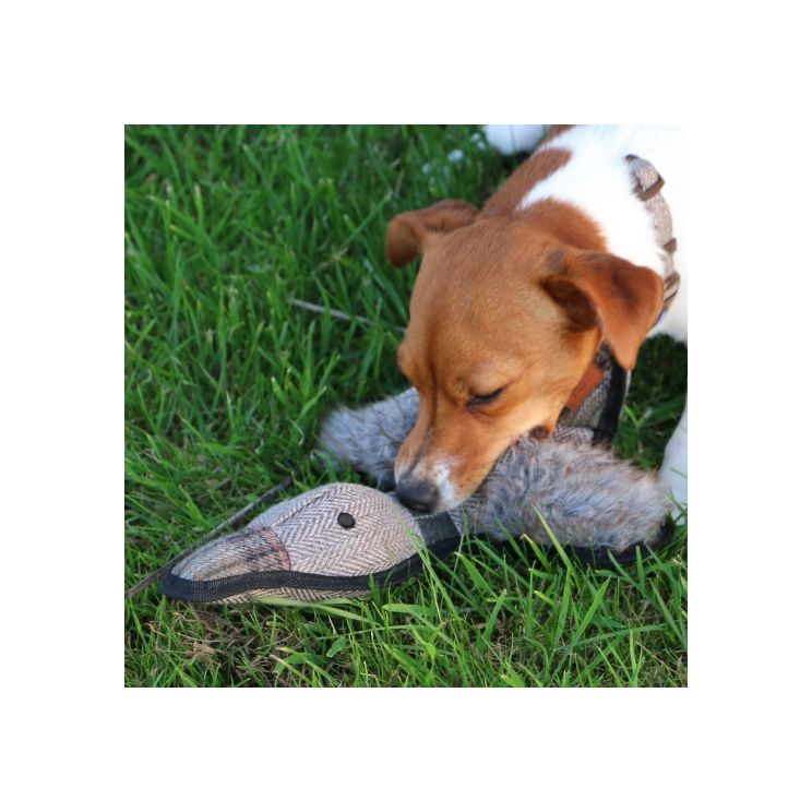 Heritage Tweed Duck Dog Toy