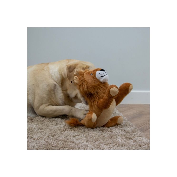 Ancol Dog Toy Cuddle King Leo The Lion Dog Toy