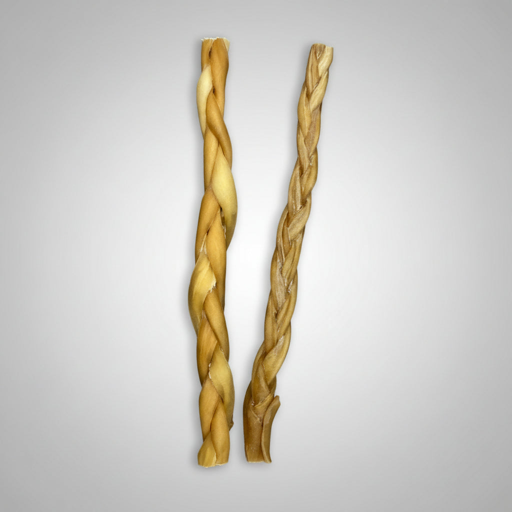 Braided Beef Skin Dog Chew 30cm (Single)