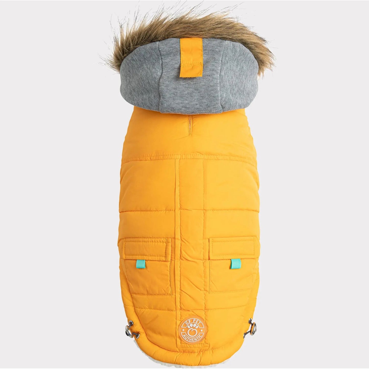 GF Pet Winter Sailor Dog Coat Yellow Medium