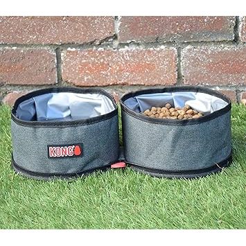 KONG Travel Fold-Up Double Bowl