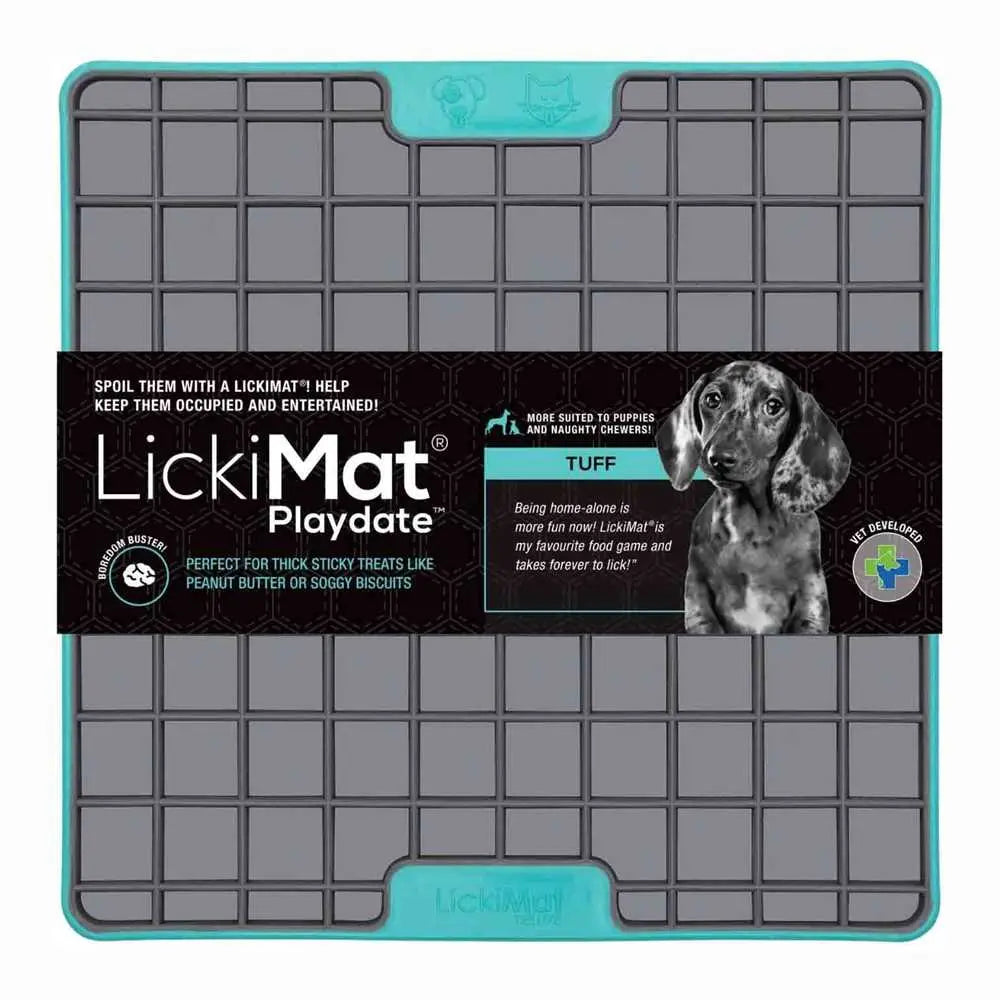 LickiMat Play date tuff turquoise 20cm Lickimat