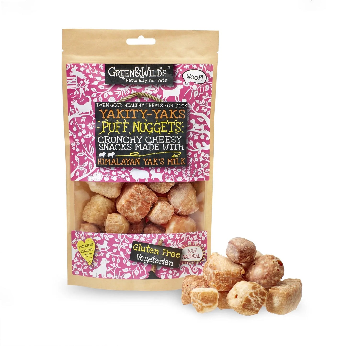 Yakity Yaks Puff Nuggets 75g Green & Wild's