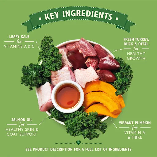 Lilys Kitchen Dog Tray Puppy Recipe Turkey & Duck Wet Tray - 150g