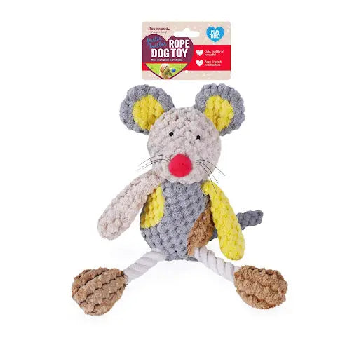 Rosewood Mister Twister Mini Molly Mouse Dog Toy Pedigree