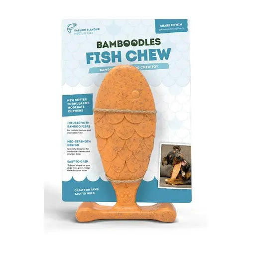 Bamboodles Fish Puppy and Moderate Chewers - Medium Bamboodles
