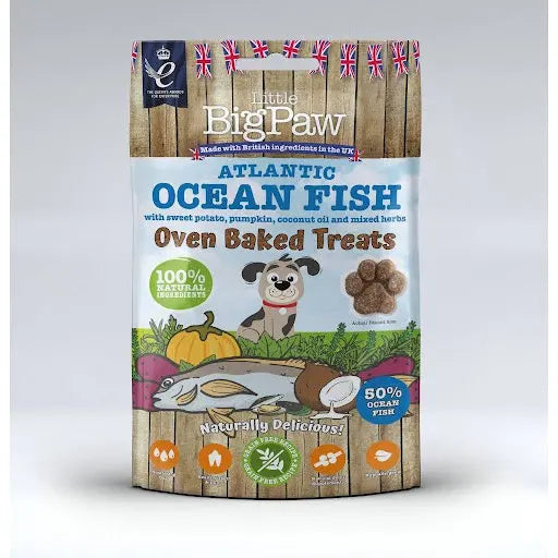 Little Big Paw Oven Baked Atlantic Ocean Fish Treat 130g Pedigree
