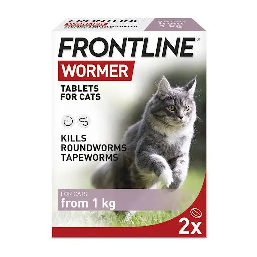 Frontline Wormer Tablets for Cats Two Packs Pedigree