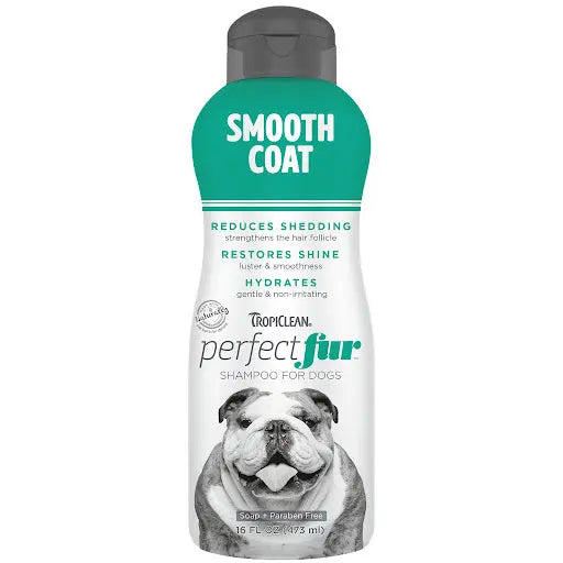 TropiClean Perfect Fur Smooth Coat Shampoo for Dogs Pedigree