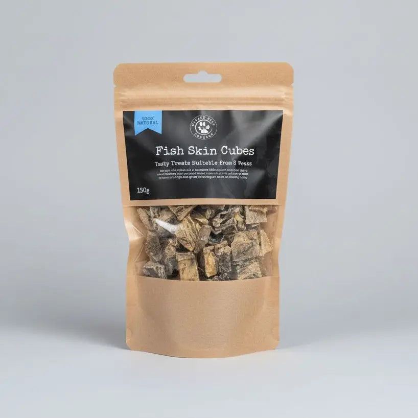 Origin Pets Fish Skin Cubes Dog Treats 150g Origin Pets Longton