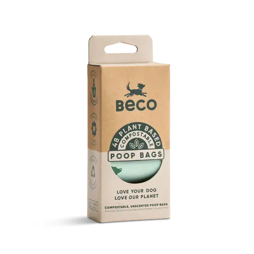Beco Compostable Poop Bags Unscented 48 Pack Pedigree