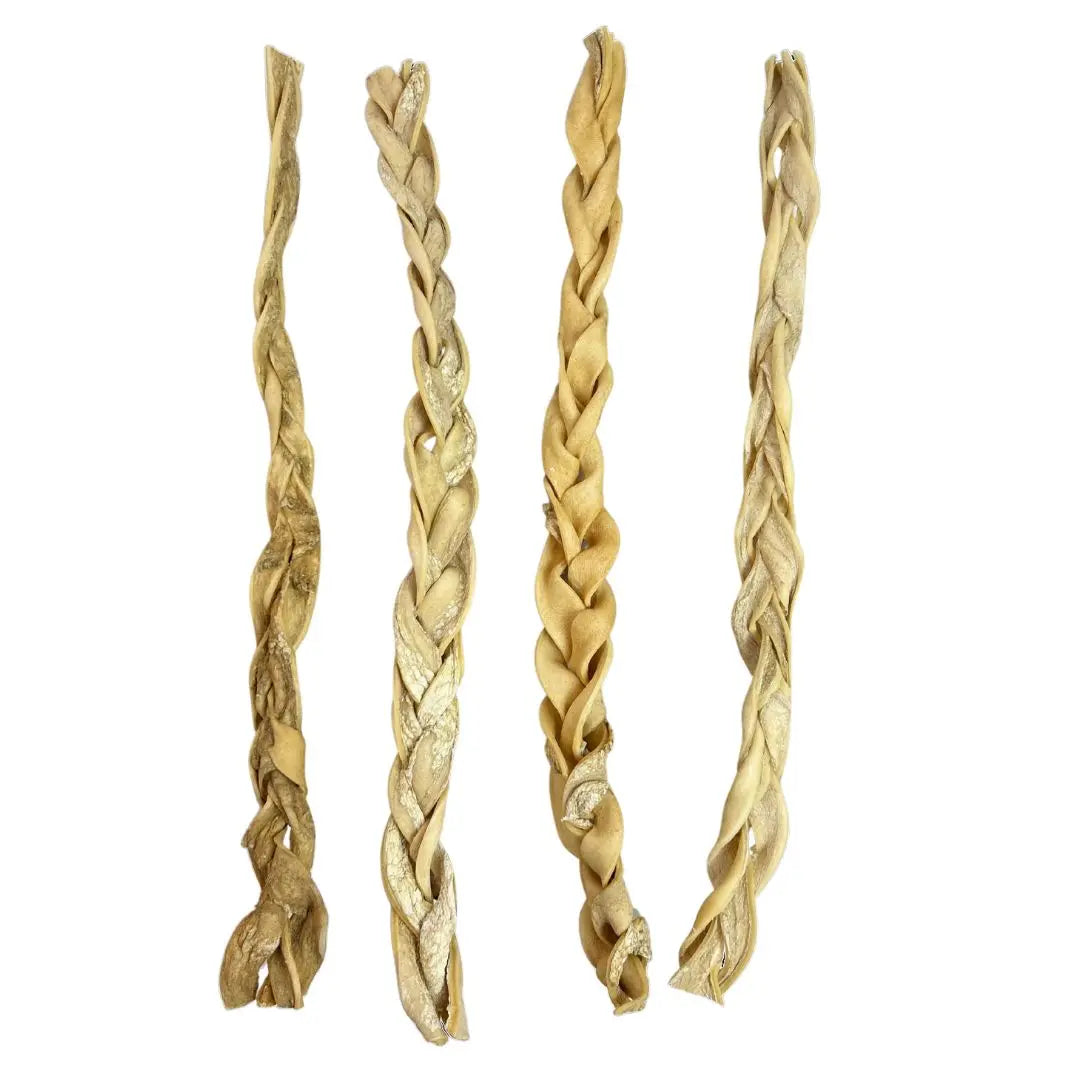 Braided Beef Skin Natural Dog Treat - 50cm Origin Pets Longton
