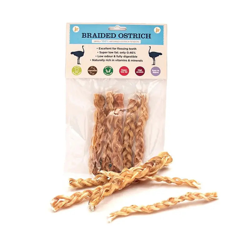 Braided Ostrich 5 Pack JR Pet Products