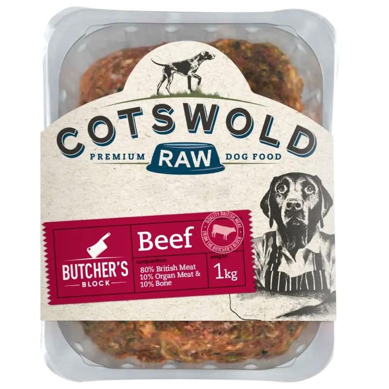 Cotswold Beef Butchers Block 1kg Cotswold Raw