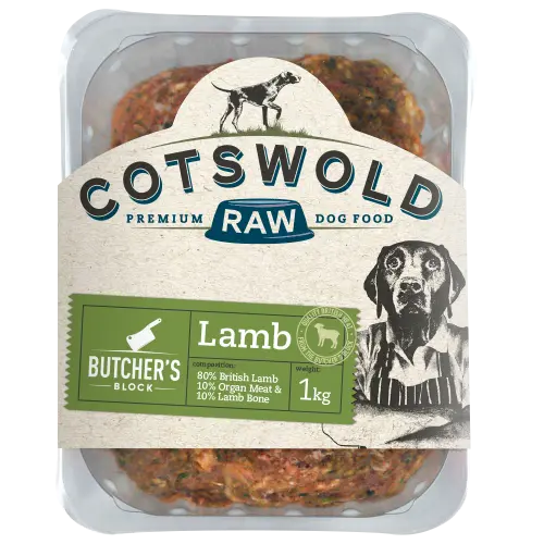 Cotswold Raw Butchers Block Lamb 1kg Cotswold Raw