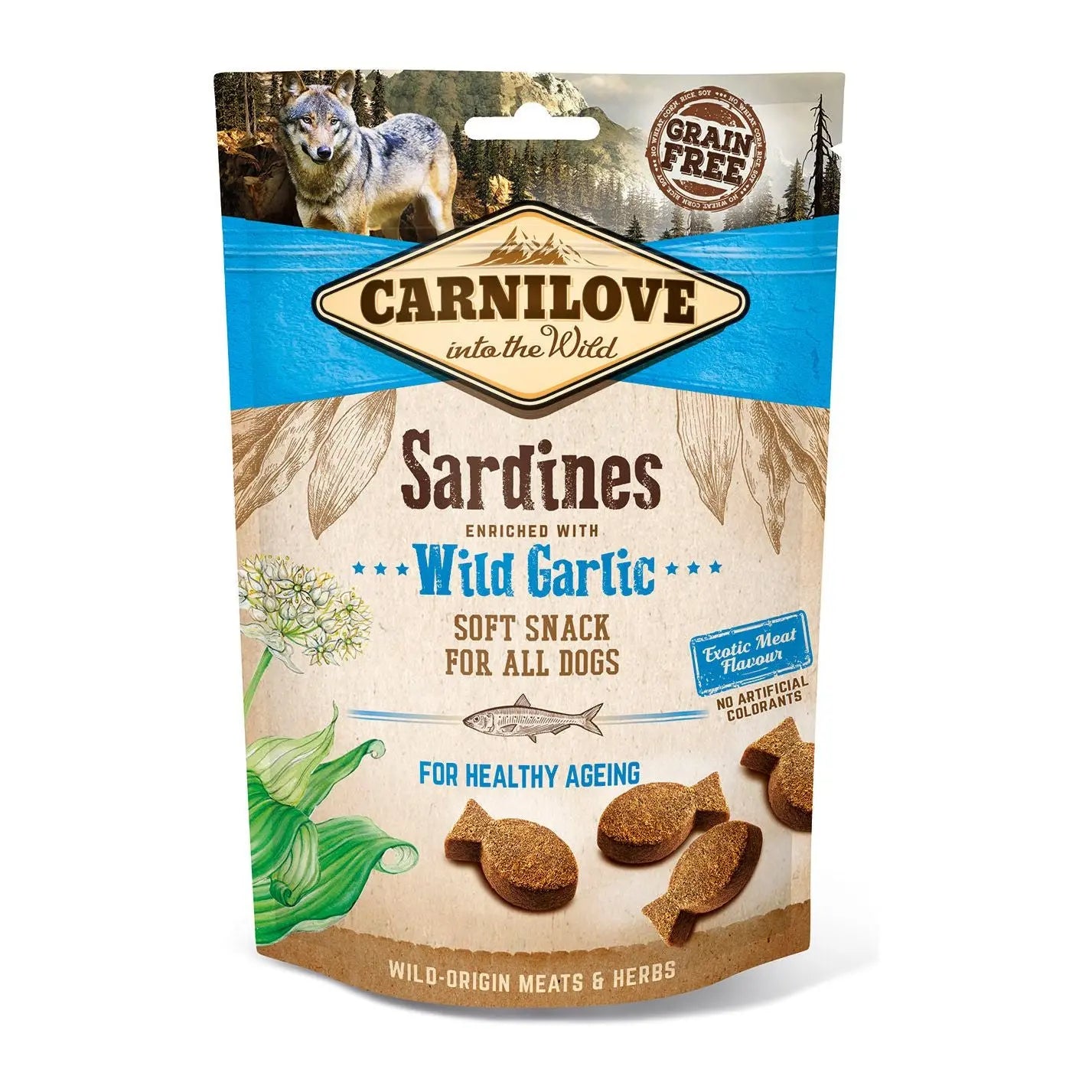 Carnilove Sardines with Wild Garlic Dog Treat Bern Pet Foods