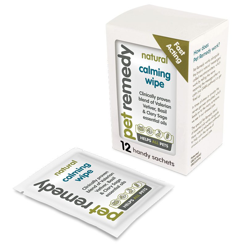 Pet Remedy Natural Calming Wipes - Pack of 12